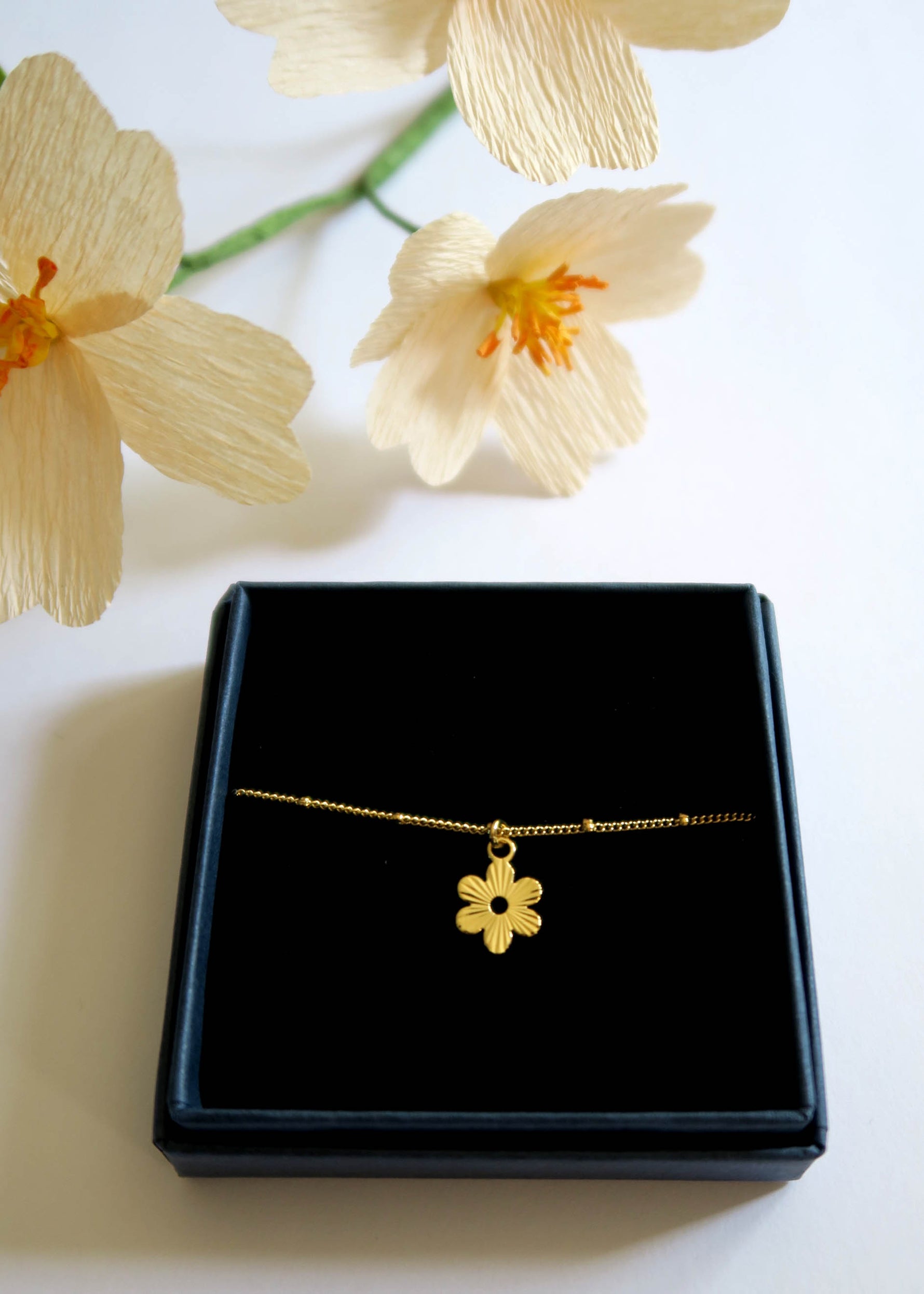 Bracelet bouton d'or - Hirondelle Bijoux