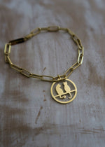 Bracelet Chats Perchés - Hirondelle Bijoux