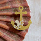 Broche ancre marine et poulpe - Hirondelle Bijoux