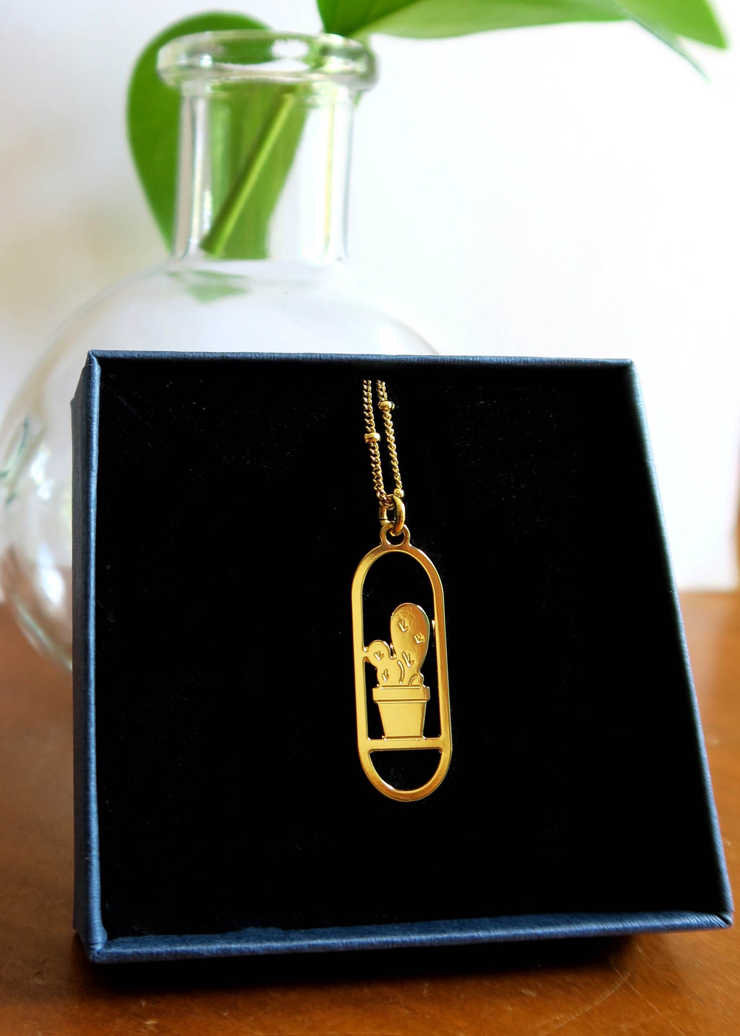 Collier cactus - Hirondelle Bijoux