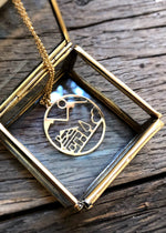 Collier chalet de montagne - Hirondelle Bijoux