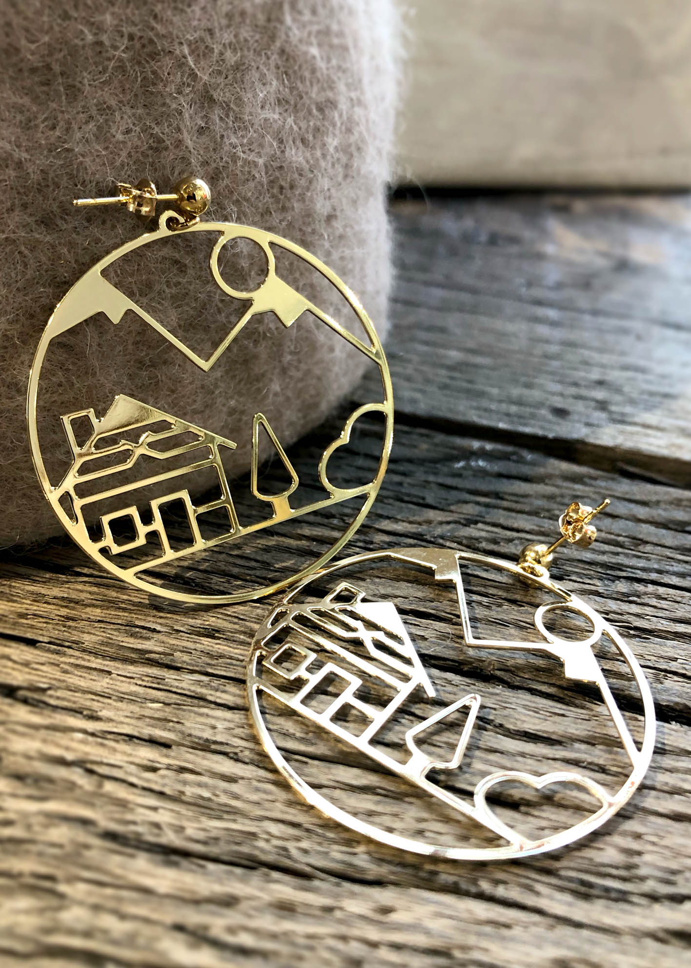 Créoles chalet de montagne - Hirondelle Bijoux