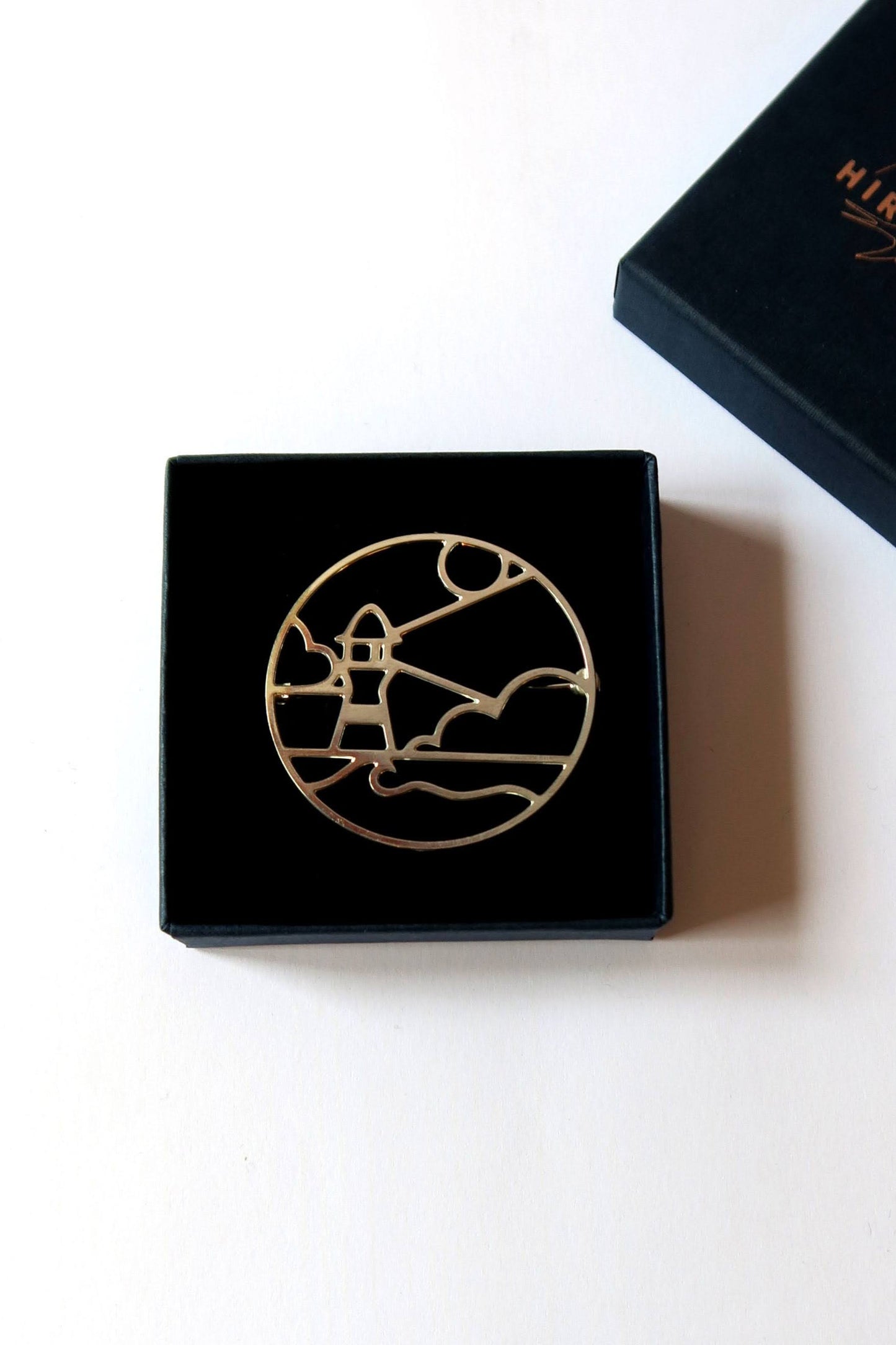 Lighthouse brooch