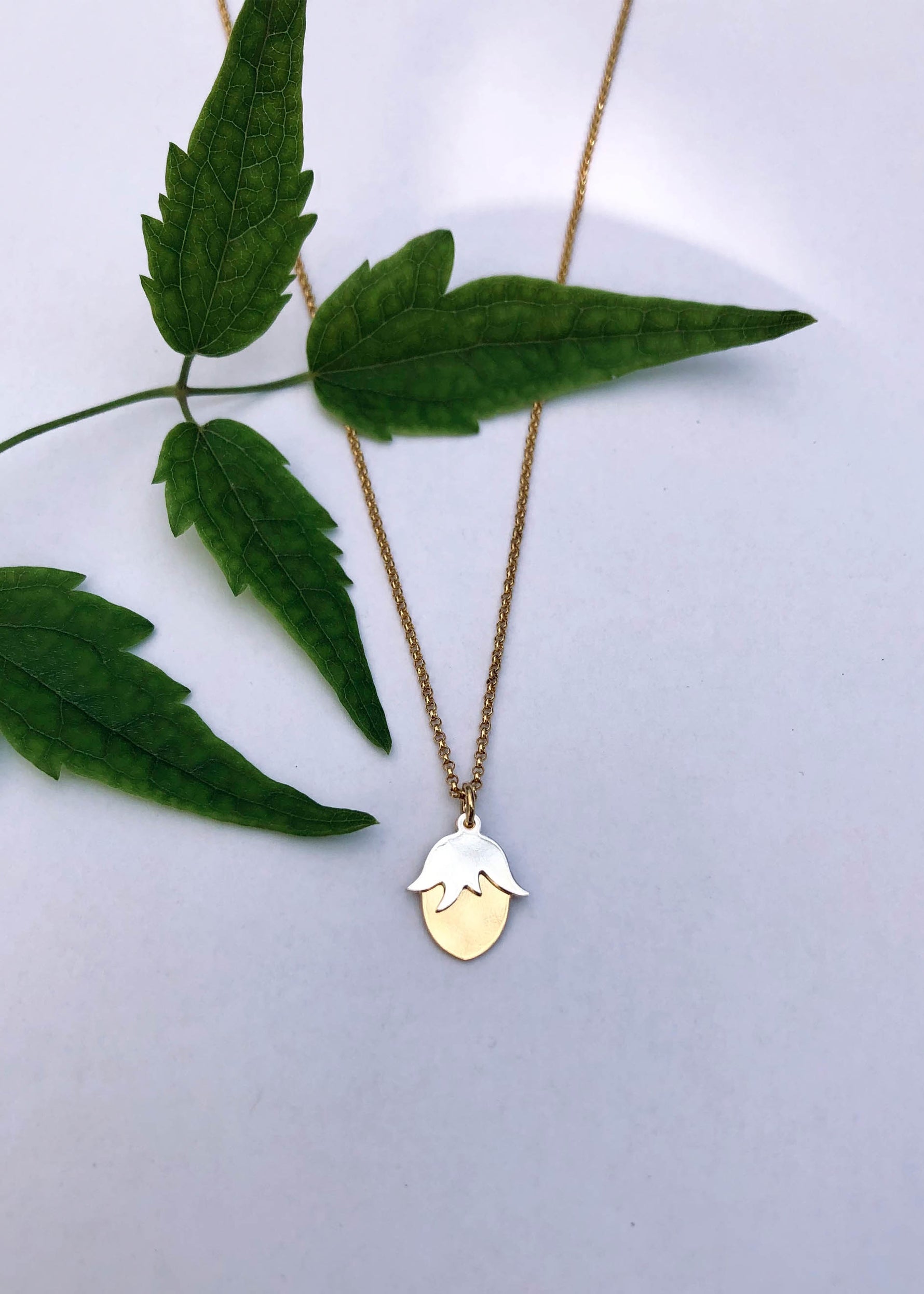 Collier noisette - Hirondelle Bijoux