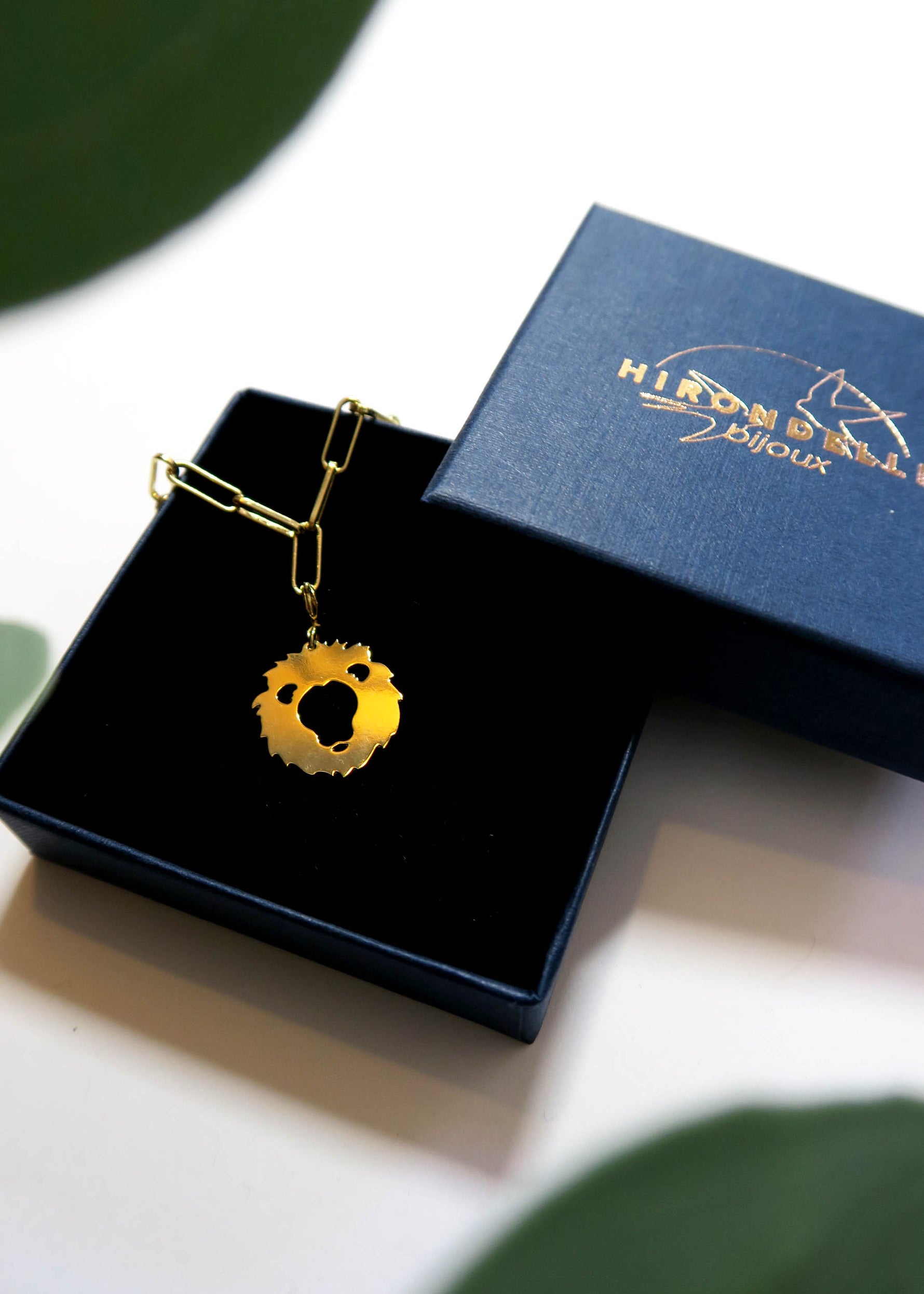 Collier signe Lion astrologie signe du zodiaque- Hirondelle Bijoux