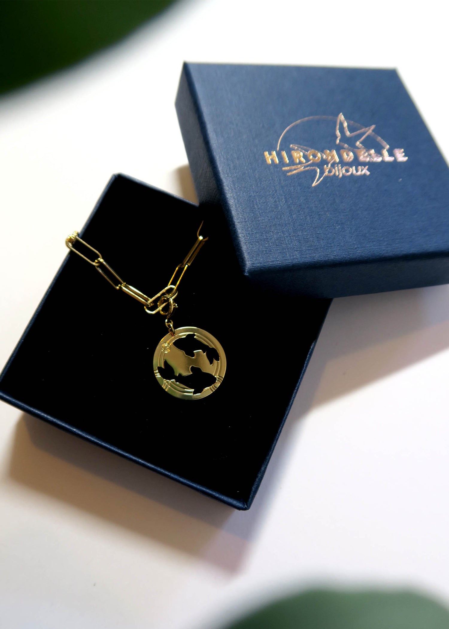 Collier signe poisson astrologie signe du zodiaque- Hirondelle Bijoux