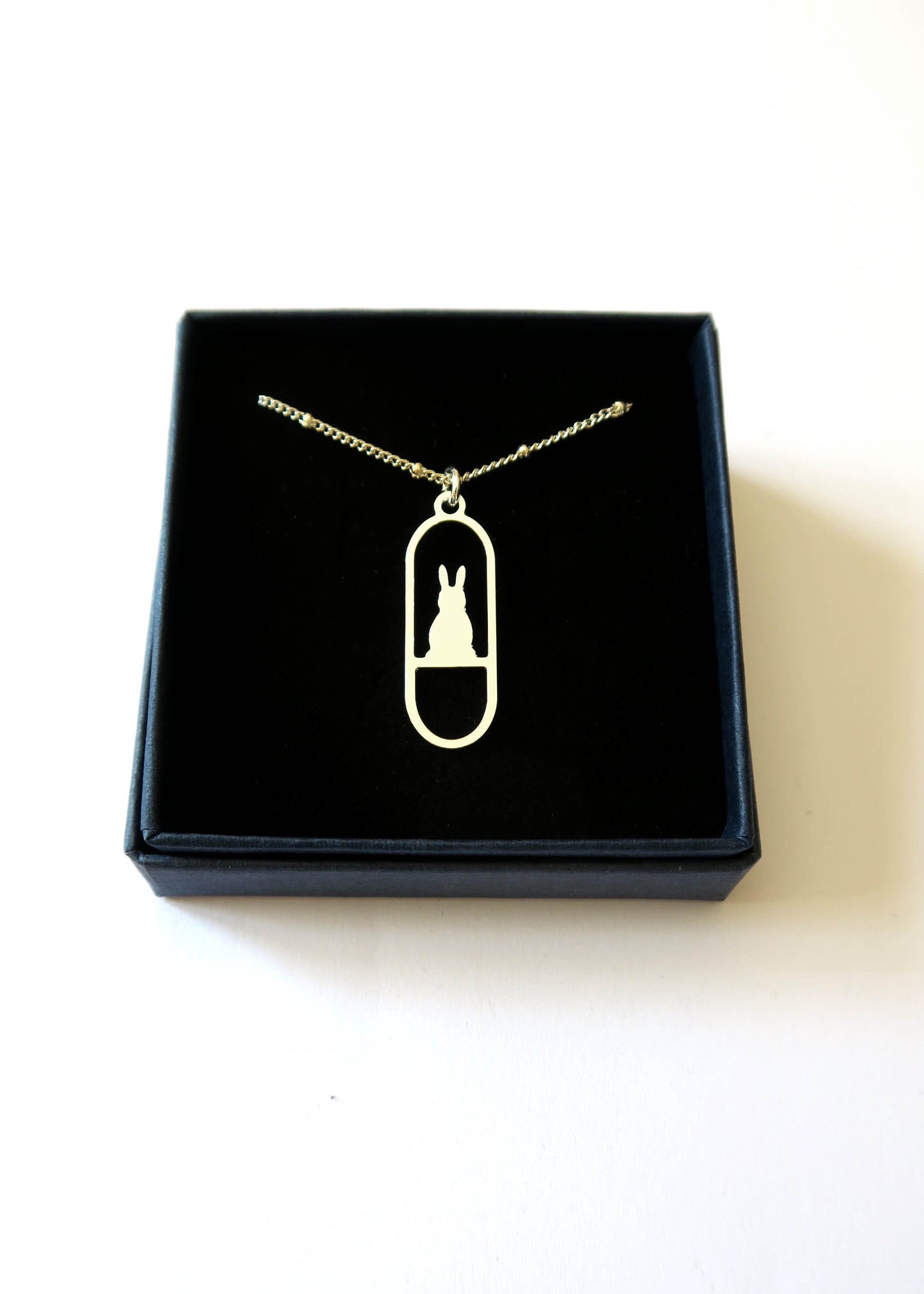 Collier un lapin - Hirondelle Bijoux