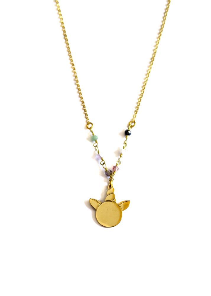 Collier licorne - Hirondelle Bijoux