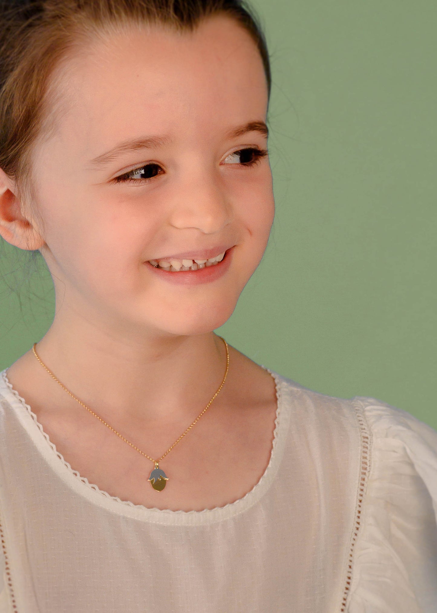 Collier noisette - Hirondelle Bijoux