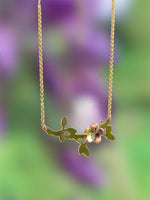 Collier fleur d'oranger - Hirondelle Bijoux