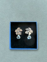 Boucles d'oreilles feuilles de figuier - Hirondelle Bijoux