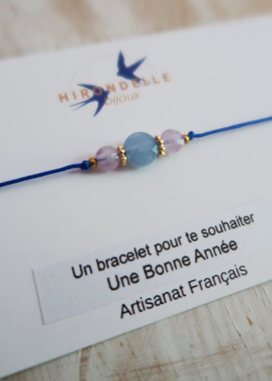 bracelet en pierres porte-bonheur pour souhaiter une bonne année