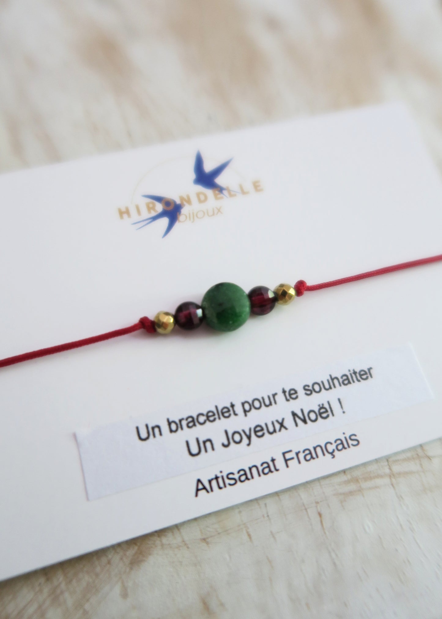 Bracelet porte bonheur - Joyeux Noël