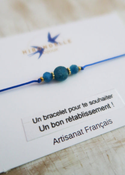 Bracelet "Bon rétablissement" porte bonheur