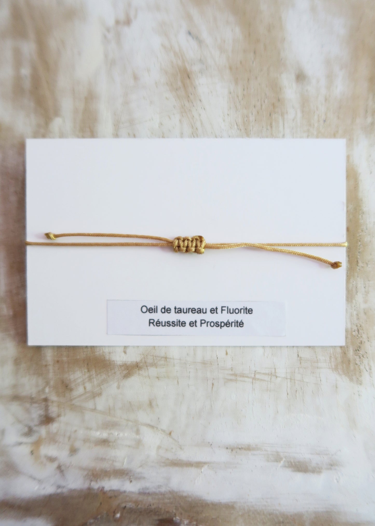 Bracelet porte bonheur - Bravo