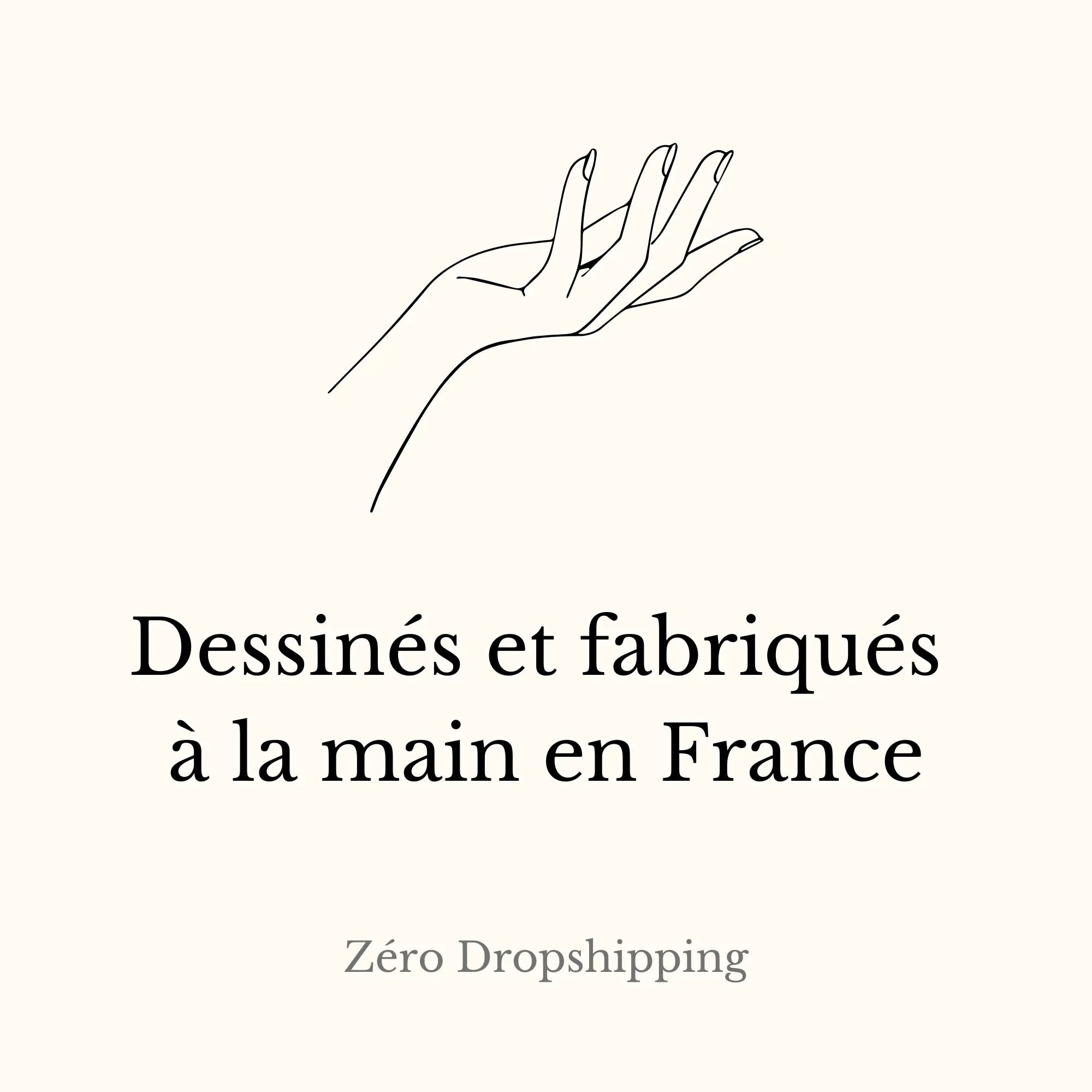Bijoux dessinés et fabriqué à la main en France 