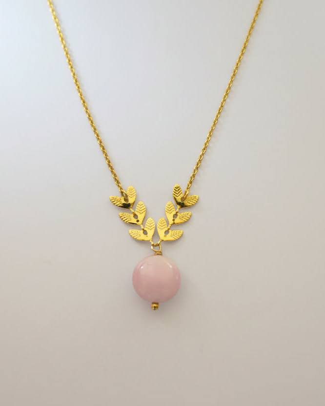 Collier feuillage Gaya - Hirondelle Bijoux