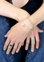 Bracelet bouton d'or - Hirondelle Bijoux
