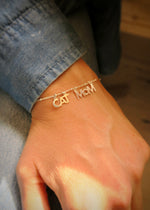 bracelet fin et léger pour les maman de chat