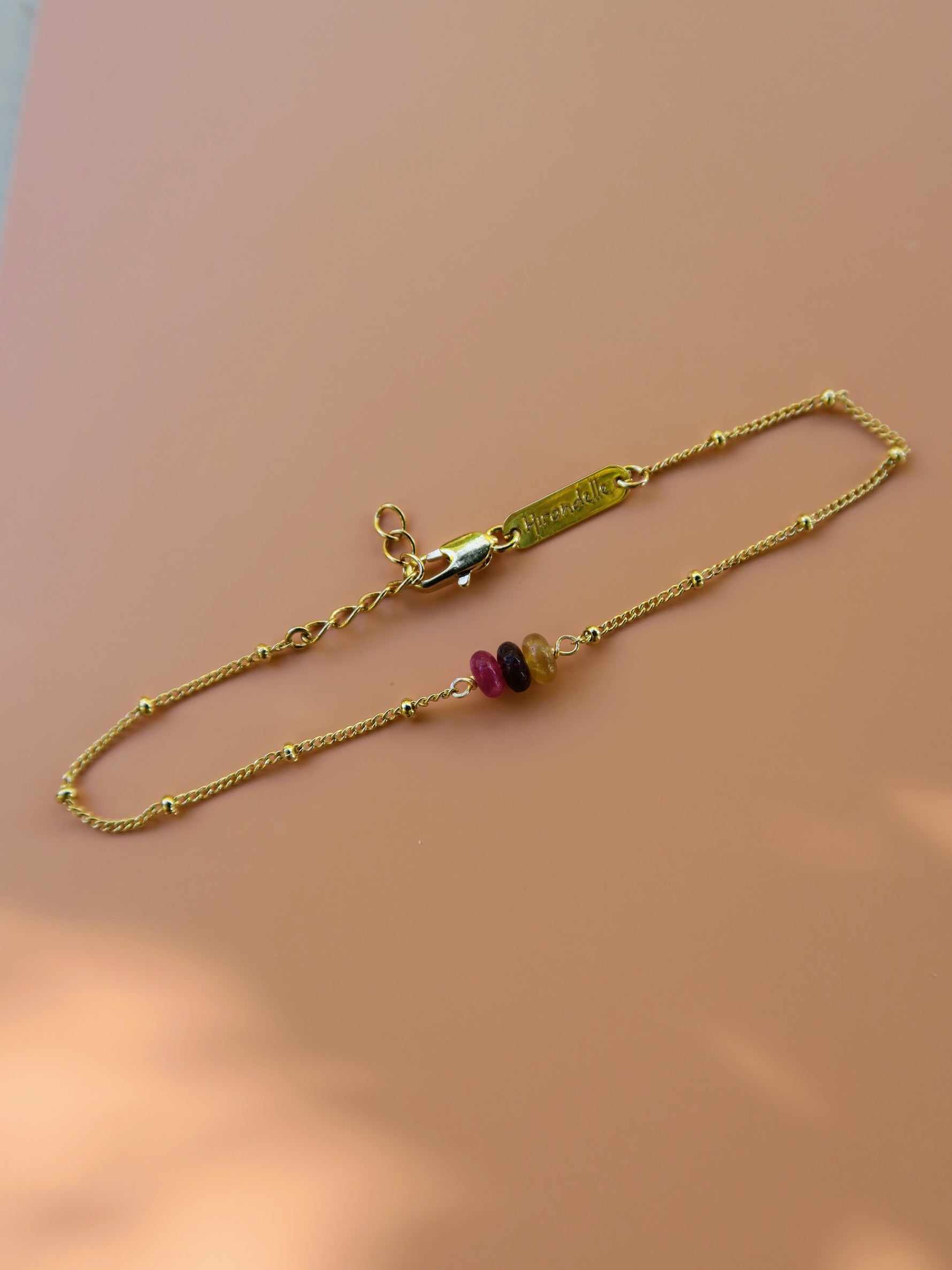 bracelet confettis pierre teintées