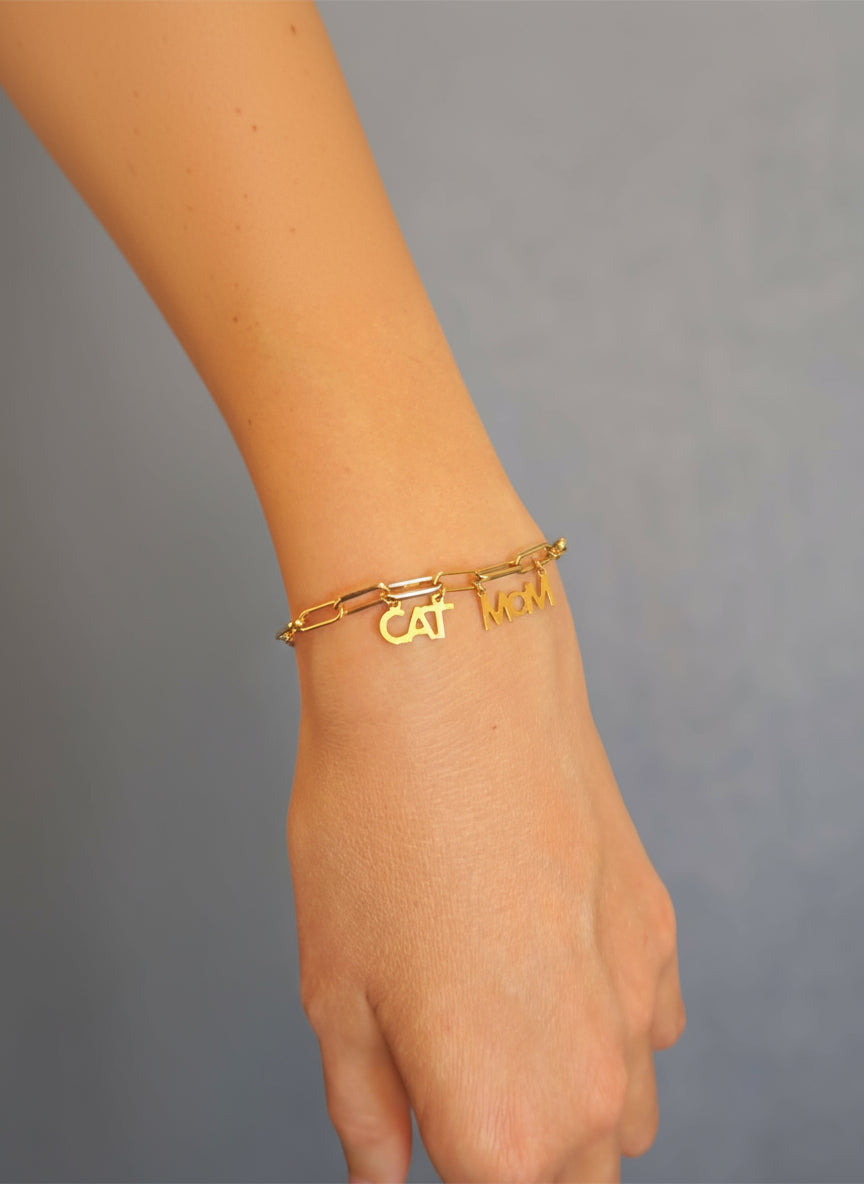 bracelet pour les amoureuses de chat 