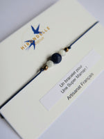 bracelet en pierre de gemmes porte bonheur à offrir aux mamans