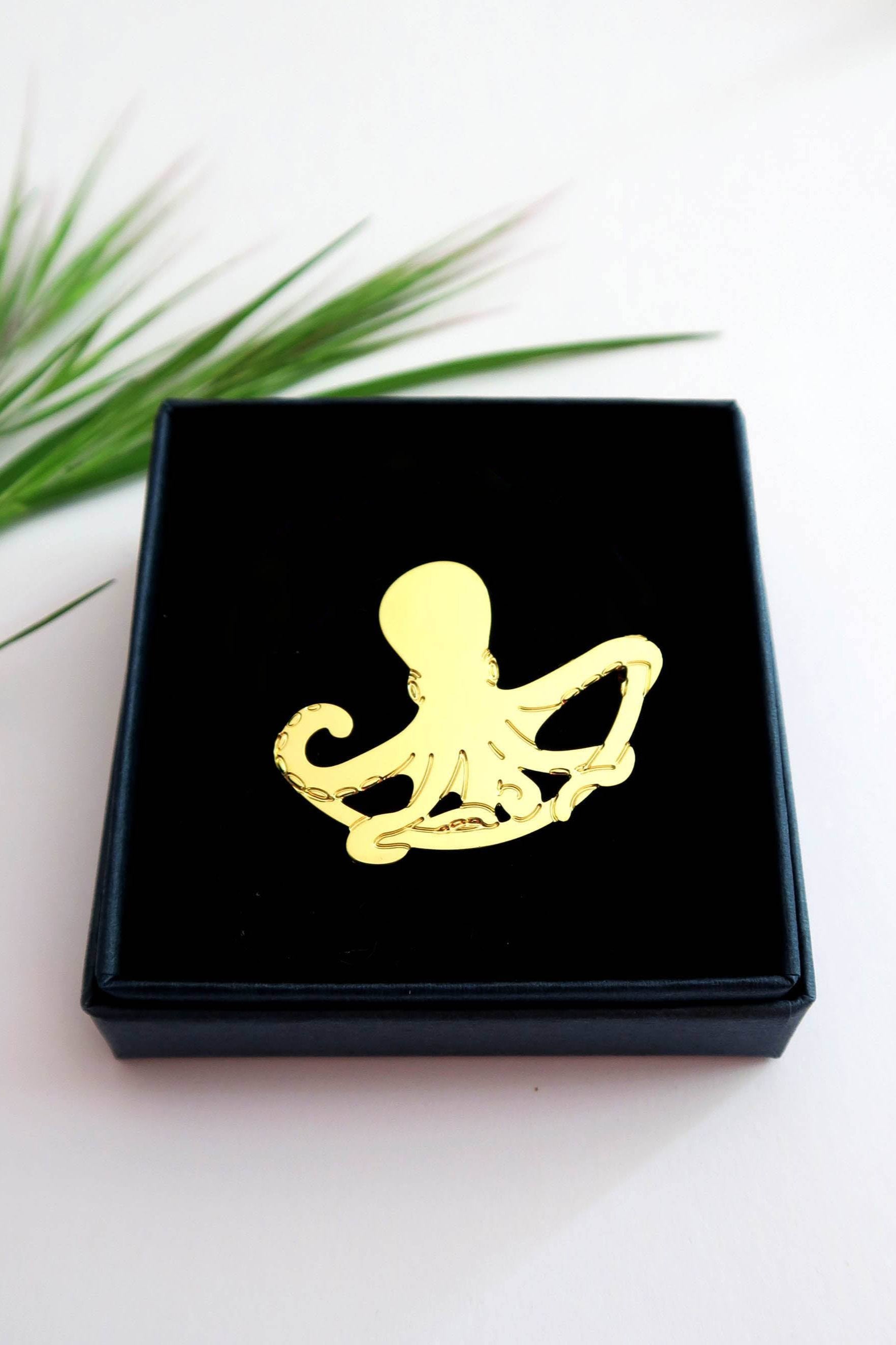 Broche Octopus - Hirondelle Bijoux