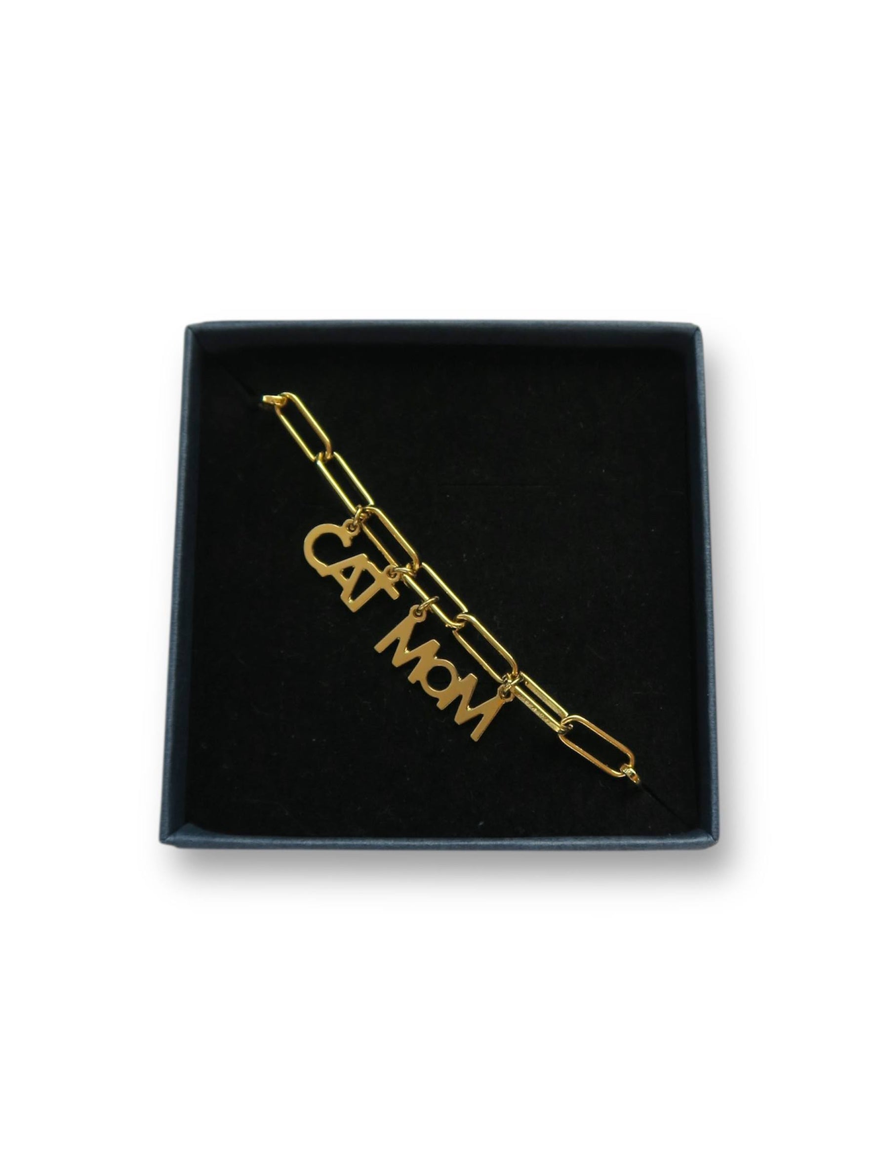 Collier cat mom- chaine rock - Hirondelle Bijoux