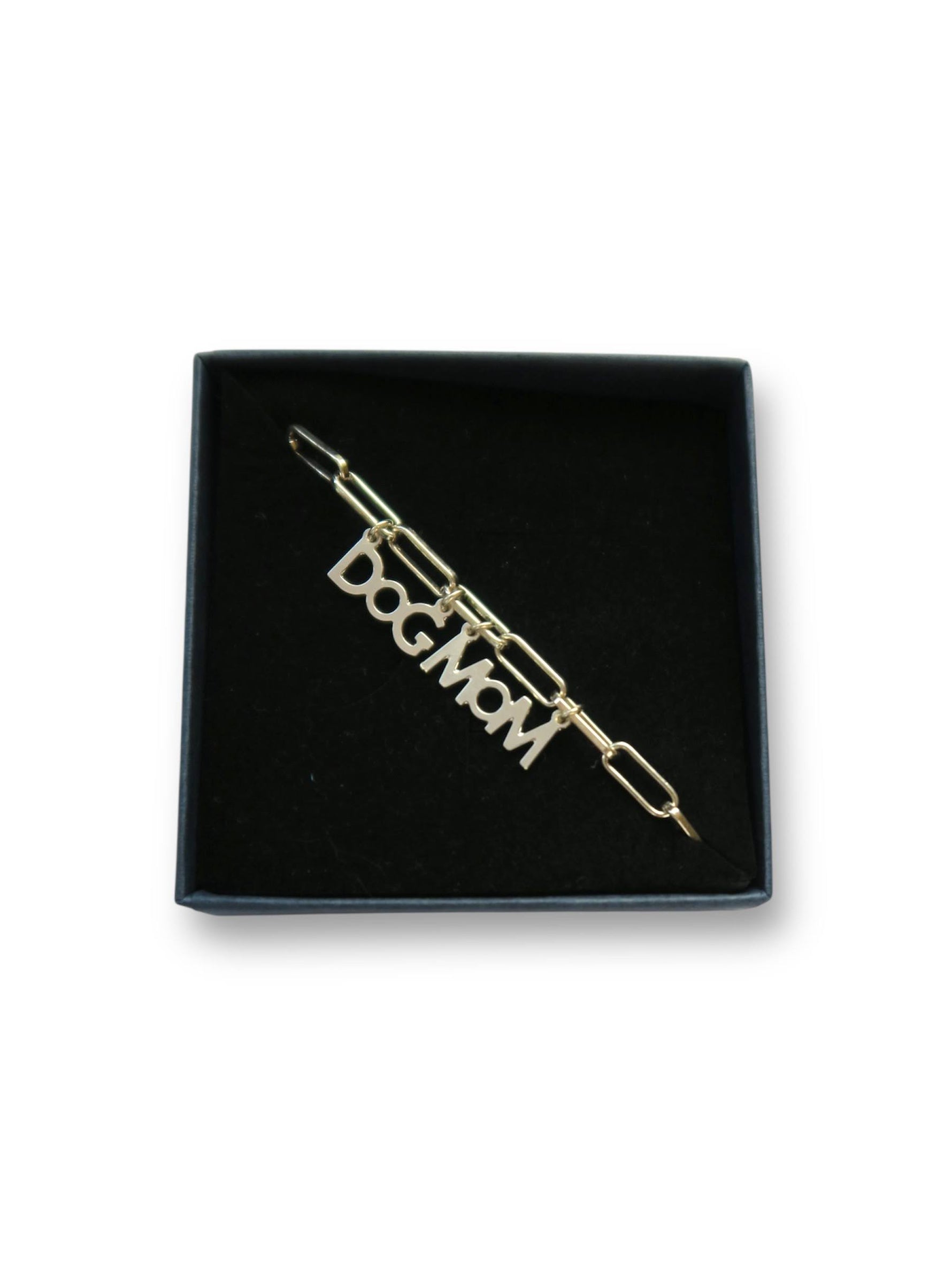 Collier dog mom - chaine rock - Hirondelle Bijoux