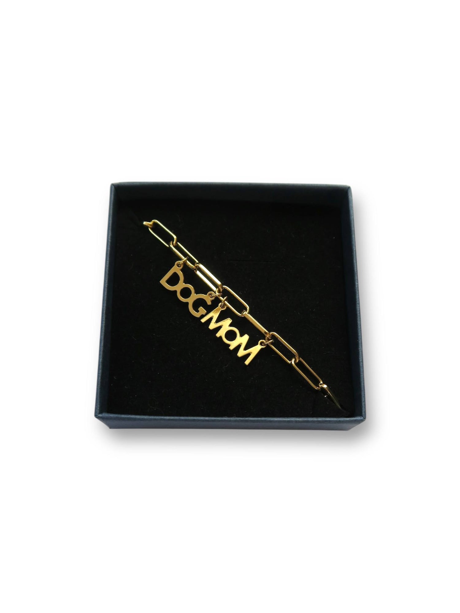 Collier dog mom - chaine rock - Hirondelle Bijoux