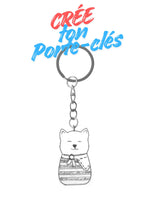 porte-clés chat personnalisable, une idée cadeau parfaite pour une personne unique 