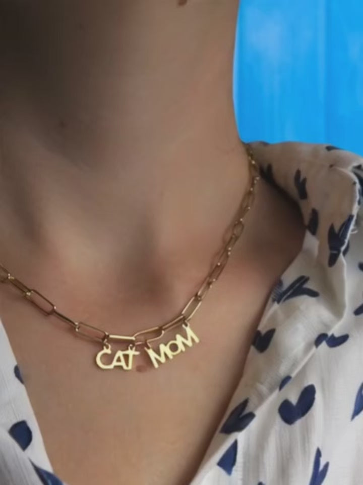 bijou pour les cat mom qui s'assument 