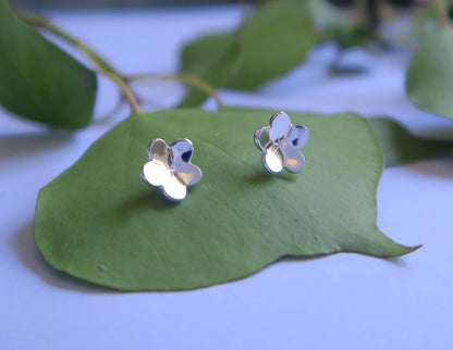 Boucles d'oreilles myosotis - Hirondelle Bijoux