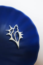 Broche Lambi coquillage argentée thême plage  - Hirondelle Bijoux