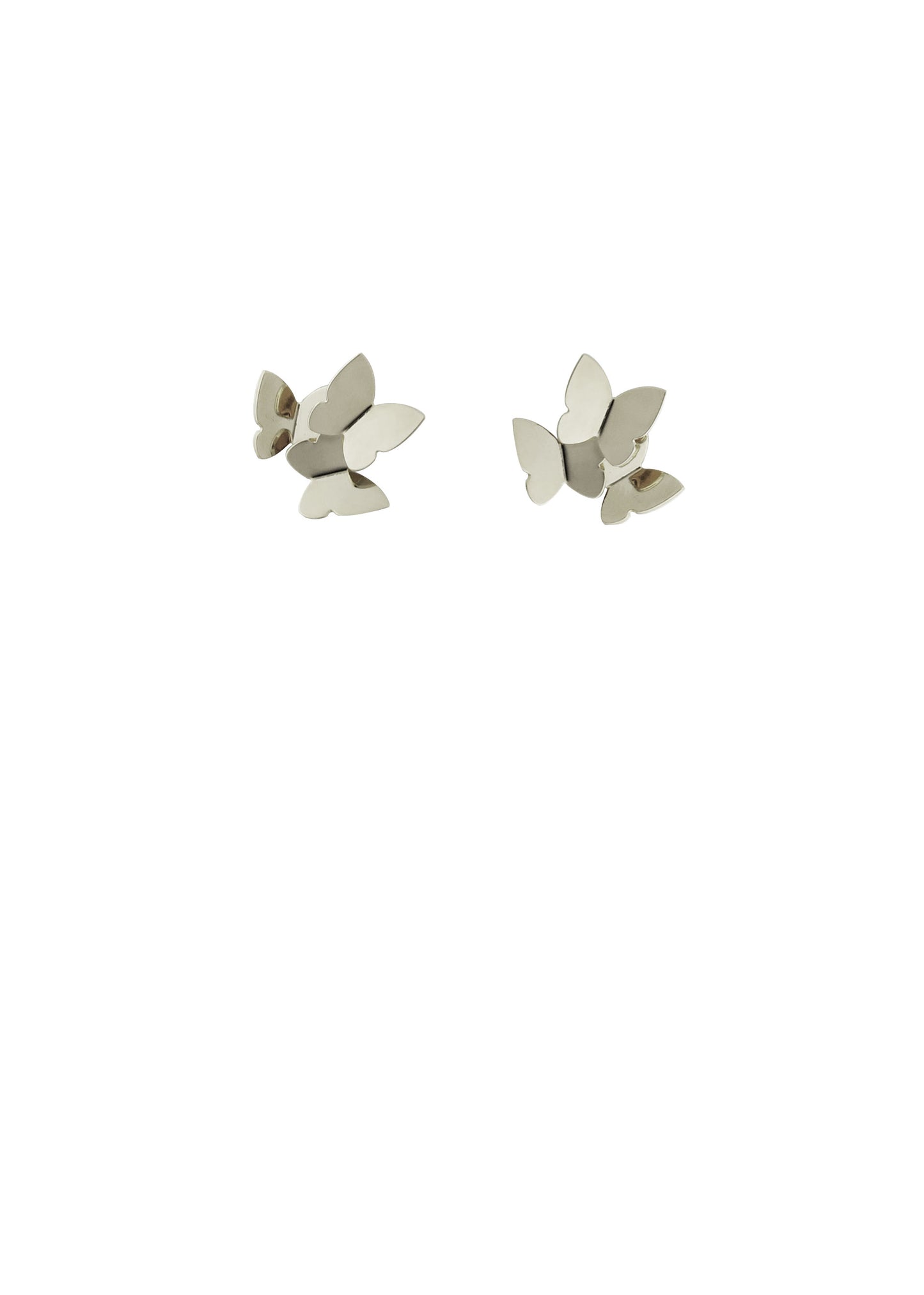 Boucles d'oreilles papillons labradorite - Hirondelle Bijoux
