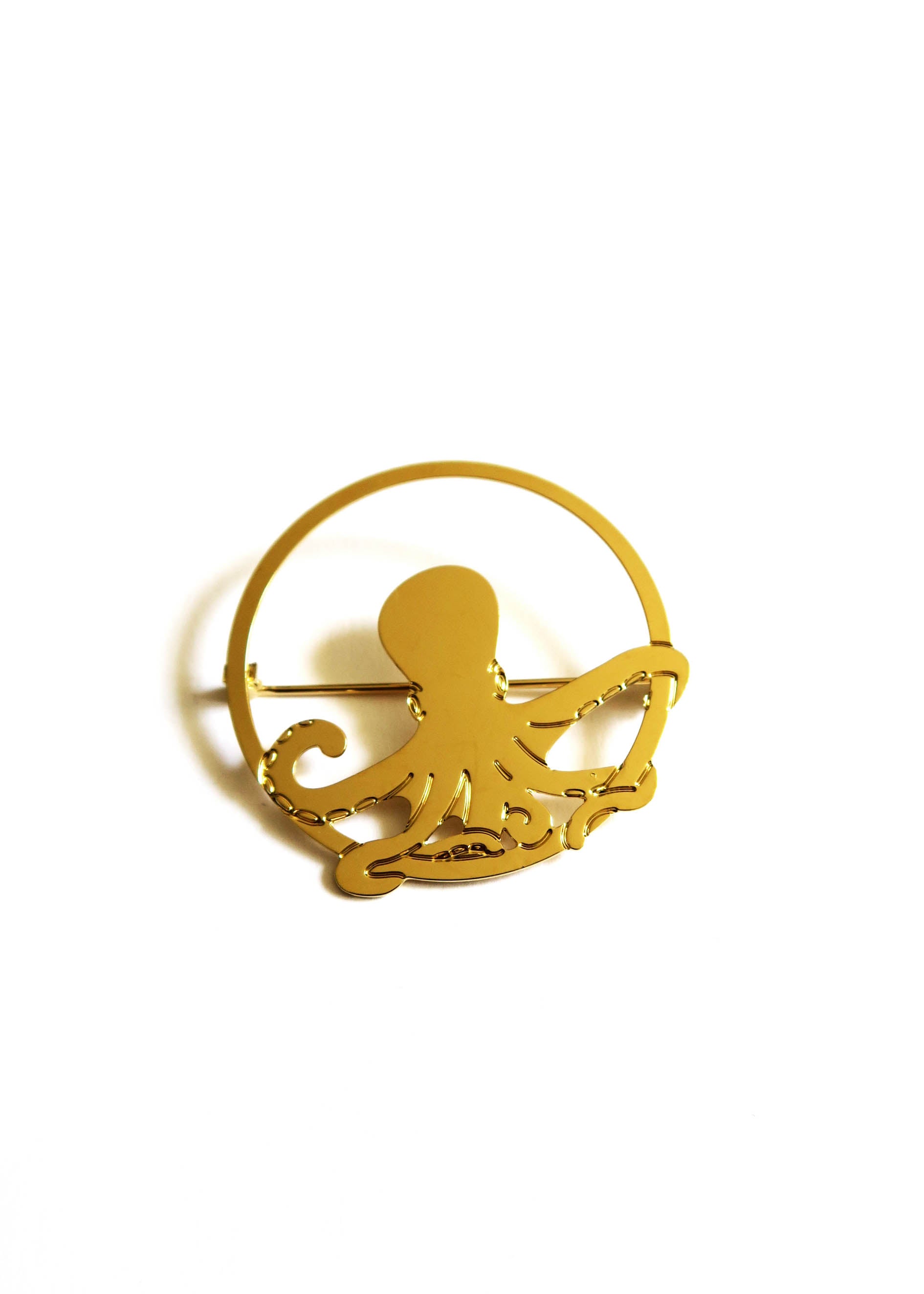 Broche Octopus - Hirondelle Bijoux