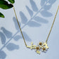 Collier Sakura fleurs blanches - Hirondelle Bijoux