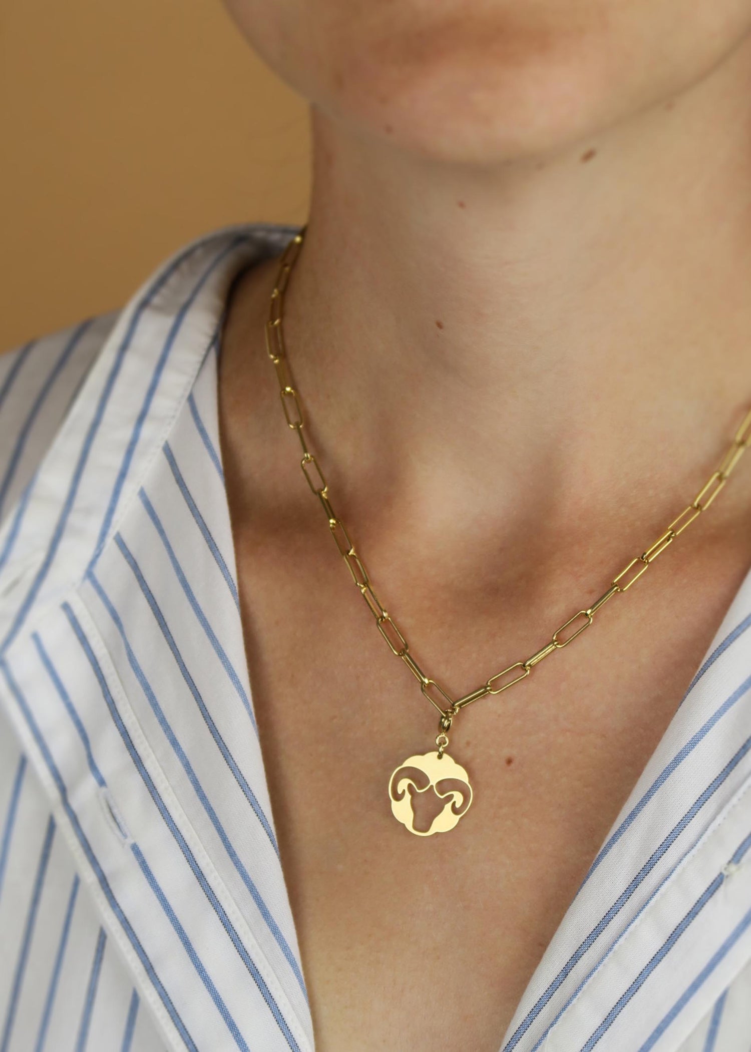 Collier signe bélier astrologie signe du zodiaque- Hirondelle Bijoux