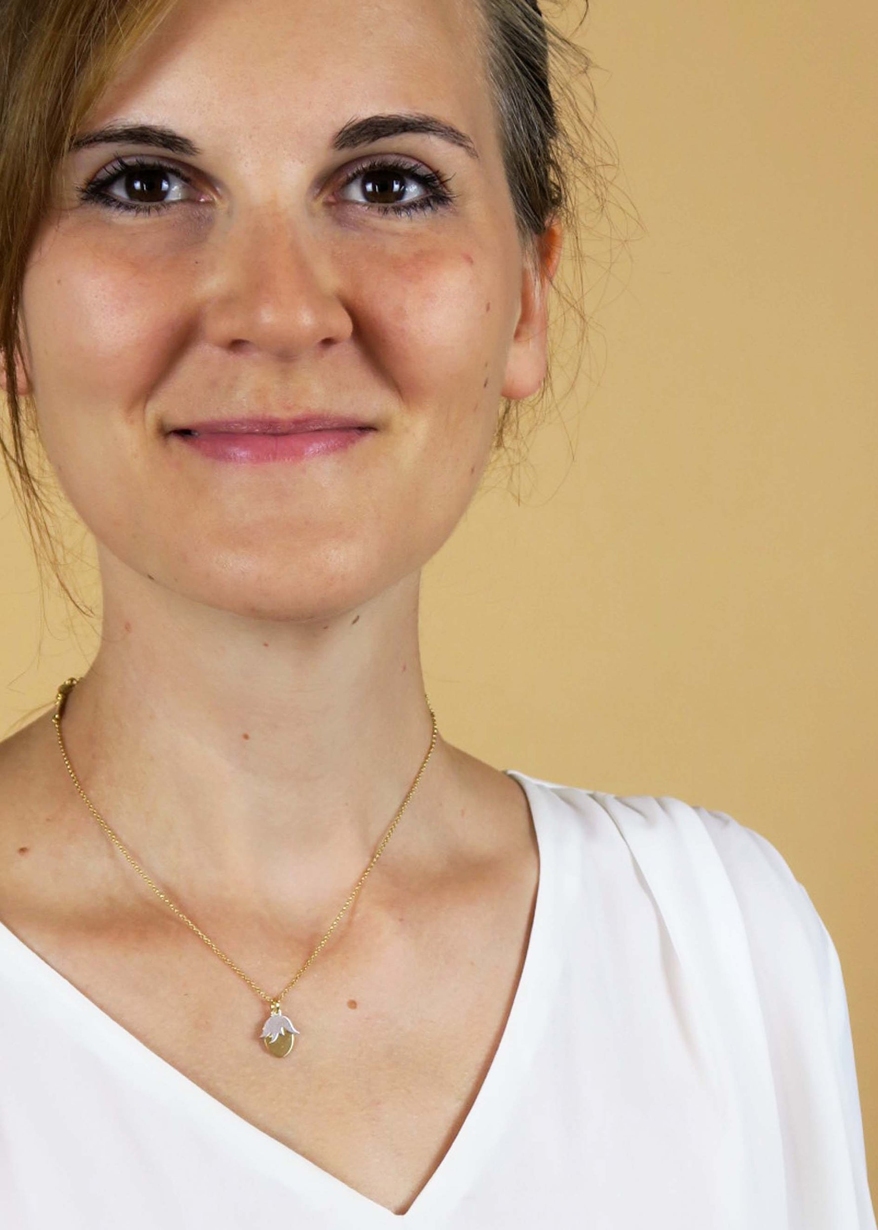 Collier noisette - Hirondelle Bijoux