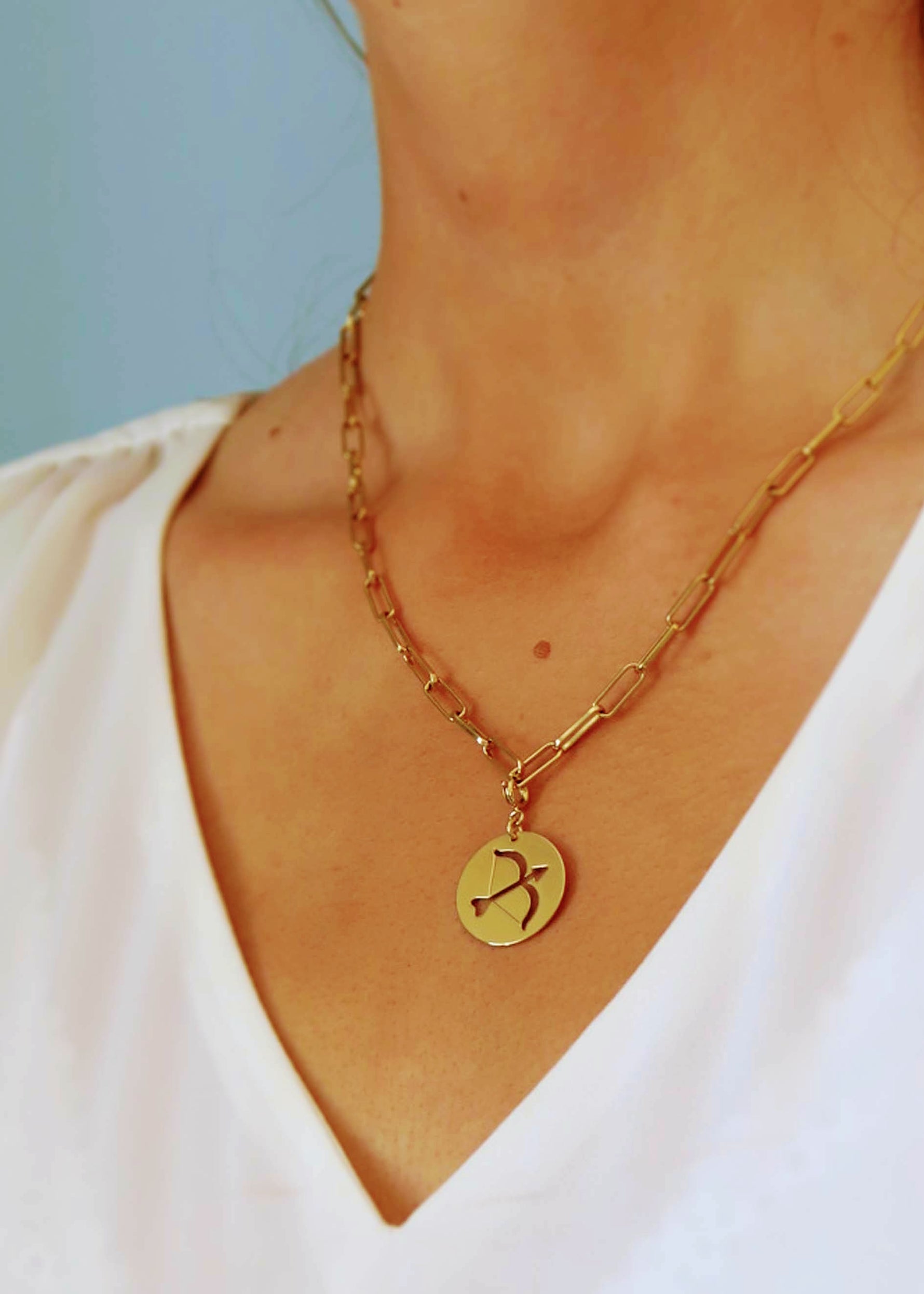 Collier signe vierge astrologie signe du zodiaque- Hirondelle Bijoux