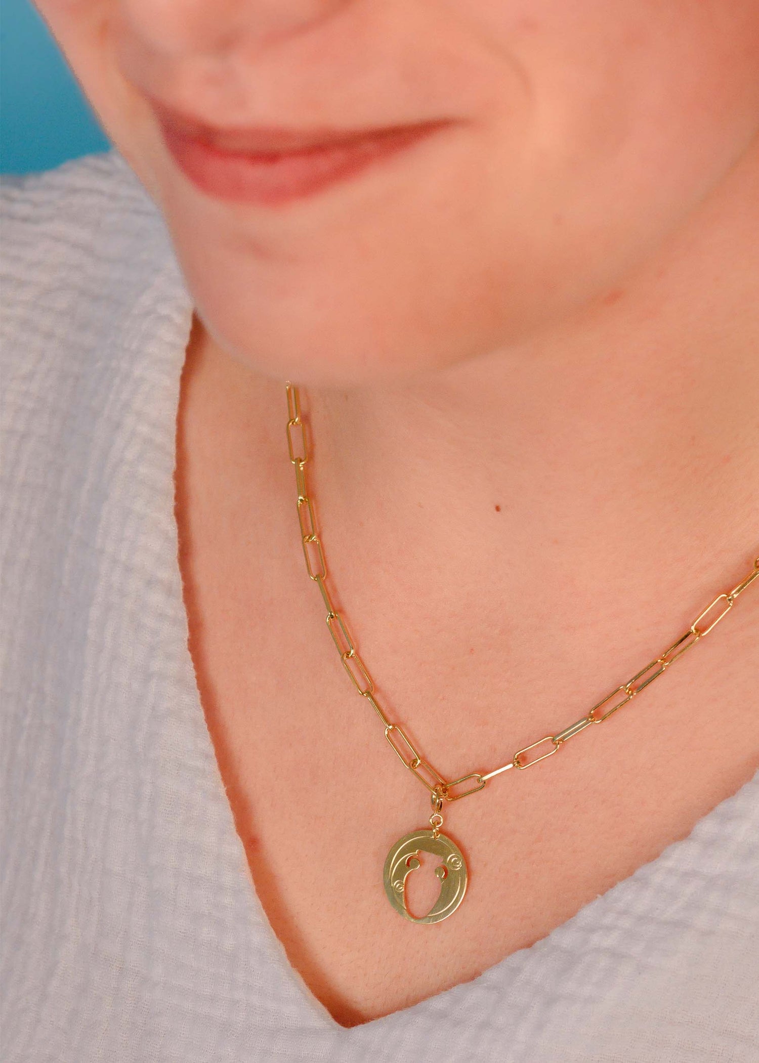 Collier signe verseau astrologie signe du zodiaque- Hirondelle Bijoux