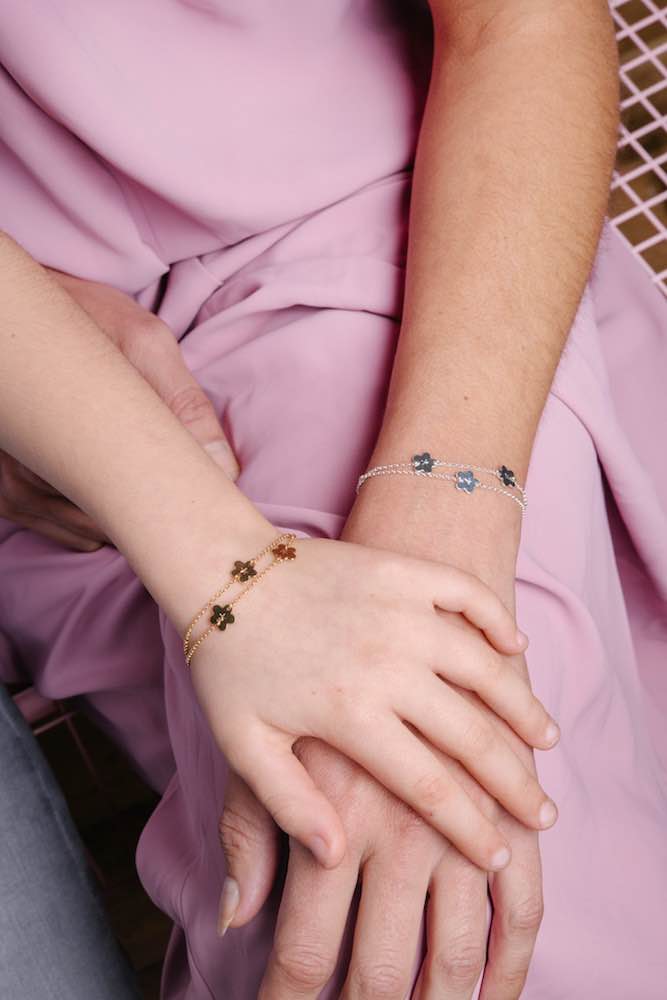 Bracelet fleurs - Hirondelle Bijoux